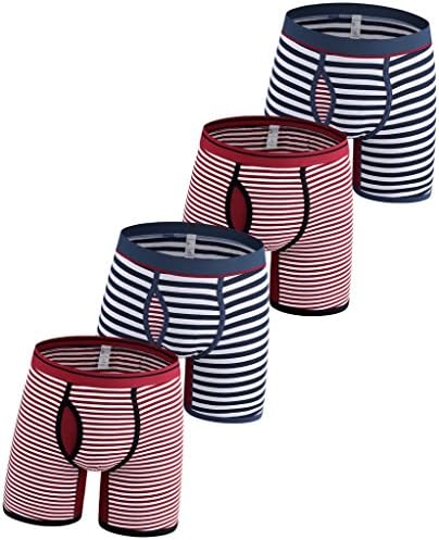 Best Companions boxer briefs pack Stripe 100 Cotton 4 Pack Mens underwear R&amp;B Xlarge