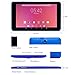Alldaymall Tablet with 64 bits Quad Core CPU, 7'' HD 1920x1200 IPS Display, Android 5.1 Lollipop, 1GB RAM 16GB Flash, Wi-Fi, Bluetooth, Dual Camera - Blue