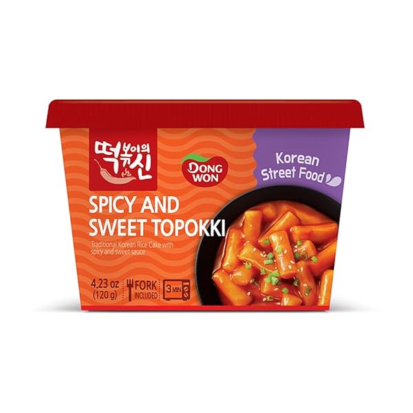 [DONGWON] AUTHENTIC KOREAN RICE CAKE TOPOKKI WITH SWEET...