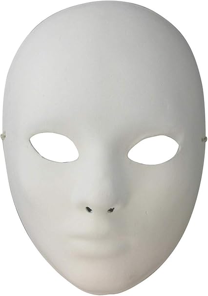 Amazon Com Artemio 14030003 Plaster Mask To Decorate Face Arts