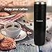 Coffee Maker Portable Travel K-Cup Brewer by Mounchain Capsule Coffee Machine Battery Operated (2AAA) Compatible with K-Cup Brewer Coffee Lover's Gift for Commuter Camping Outdoors Office