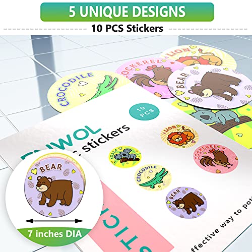 Potty Training Stickers Reusable Toilet Targets for Potty Training