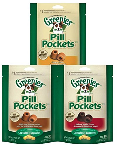 Greenies Pill Pocket Capsule Variety Pack (3, 7.9 oz. Packs)