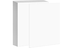 Cmkura 20 Pack Chipboard Sheets 8.5 x 11, 40 PT Double-sided White Cardboard Sheets Solid Protective Board for Shipping Mailing Packing DIY Crafts Magazine Fabric