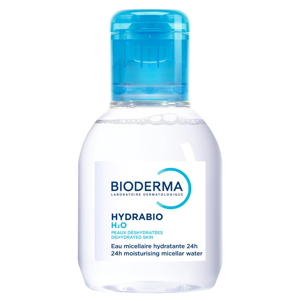 Bioderma Hydrabio H2O - Cleansing & Moisturising Micellar Water for Dehydrated Skin, Gentle Cleanser to Remove Impurities & Make Up Remover for Face & Eyes, 100ml