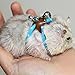 Pet Rat Mouse Leash Lead Harness Adjustable Rope Hamster Finder Bell