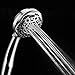 Couradric Handheld Shower Head, 7-Function High Pressure Shower Head with Brass Swivel Ball Bracket and Extra Long Stainless Steel Hose, Chrome, 4