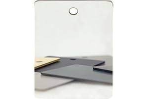 Polished Stainless Steel Sheet Sample for CT Copper Tailor Stainlesss Steel Range Hoods,2" by 3" Sheet