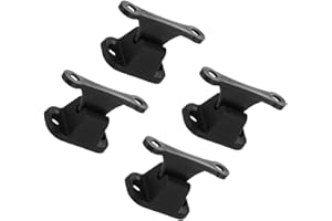 NULYLU 4pcs Shape Door Retainer Kit for Camper Rv Nylon Door Catch Stop with Smooth Surface Stable and Wear