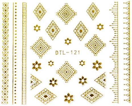 Amazon ネイティブ柄シール Dtl 121 ゴールド エスニックラインシール ボヘミアン ネイルシール ネイルアート ジェルネイル ネイルタウン シール ステッカー 通販