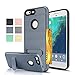 Google Pixel Case, AnoKe [Credit Card Slots Holder][Not Wallet] Kickstand Hard Plastic PC TPU Soft Hybrid Shockproof Heavy Duty Protective Holster for Google Pixel KC1 Metal Slate