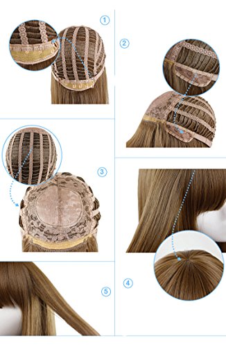 COSPLAZA Cosplay Wigs Short White Halloween Party Full Hair with Cap Anime Hair