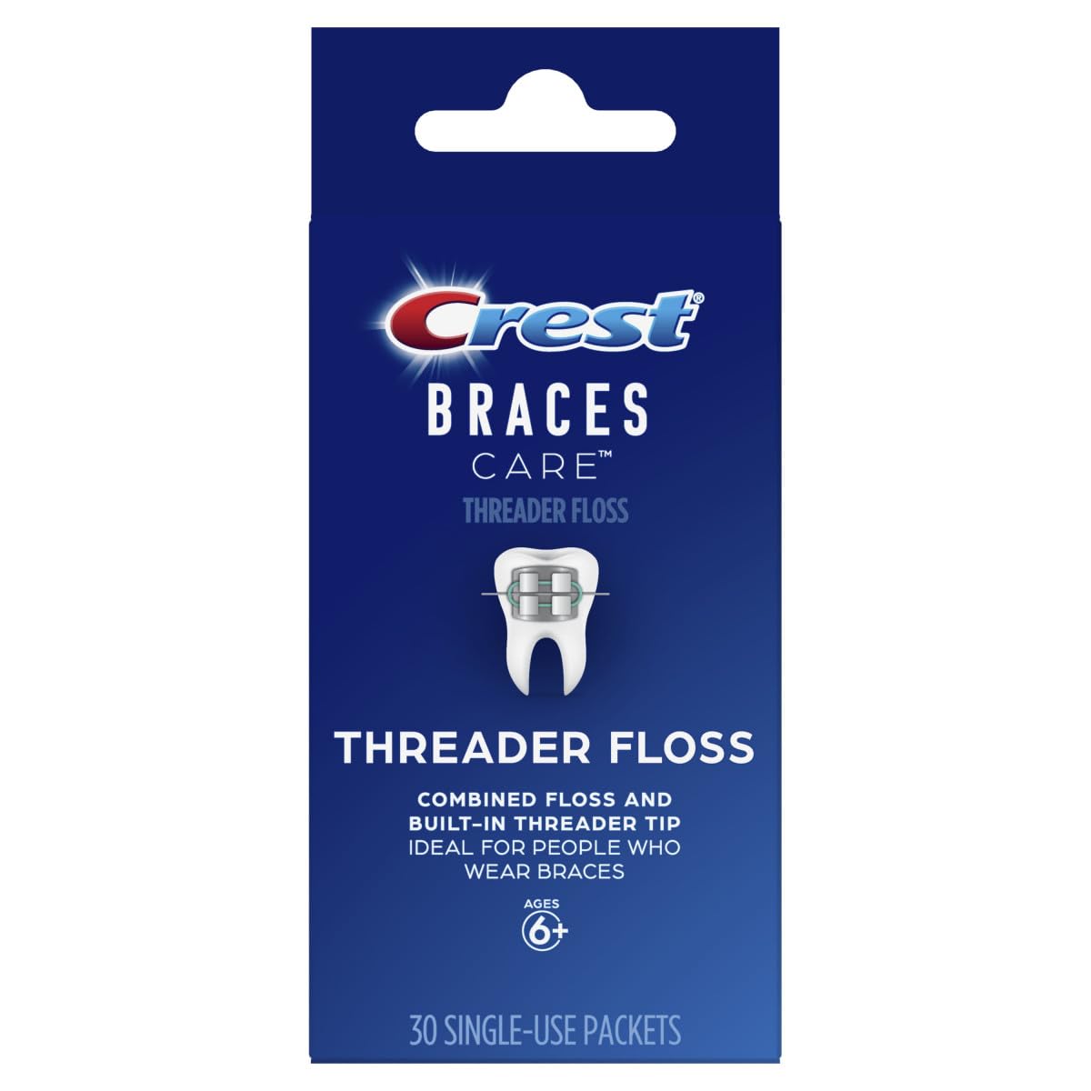 Photo 1 of Crest Braces Care by Threader Floss, (30) Single-Use Packets