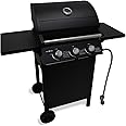Gas One 3 Burner Gas Grill – Outdoor Grill Cabinet Style with Wheels - High-Temperature Paint Coating Gas BBQ Grill – Elegant
