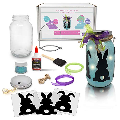 Mason Jar Lantern Craft Kit DIY Make Your Own Lantern Jar Craft