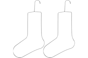 UTHCLO 2Pcs Stainless Steel Metal Sock Blockers for Knitting and Laundry Drying Socks Display Rack for Hand