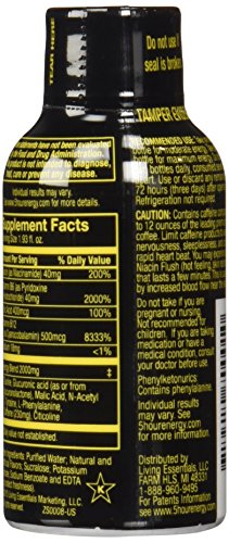 Extra Strength Energy Drink, Berry, 1.93oz Bottle, 12/Pack