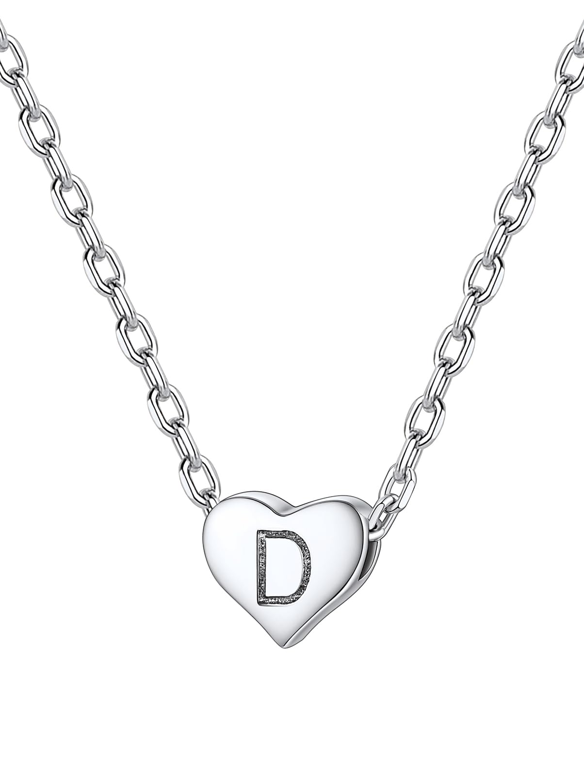 Silver Heart Necklace Chokers for Women Letter Necklace Chokers for Women Cute Necklaces Initial Necklaces for Women