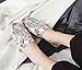 MAVIRS Mules for Women, Womens Leather Slip on Mule Flats Embroidery Backless Loafers Slippers Shoes