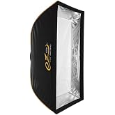 Glow EZ Lock Quick Rectangle Softbox with Bowens Mount, 31 x 47 Inch, Photography Lighting Diffuser for Studio and Portrait Photography