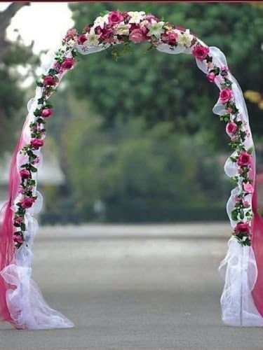 7.5 Foot Metal Archs for Weddings, Parties, and Decor.