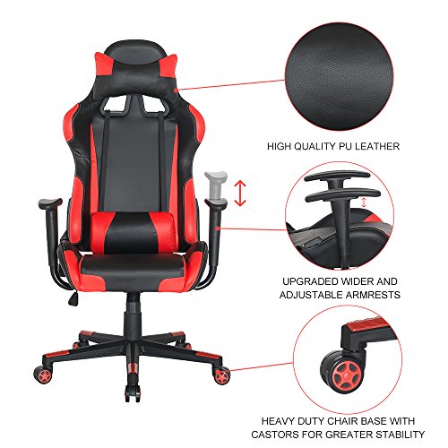 Guyou-Racing-Office-Chair-Executive-Swivel-Leather-Chair-Home-Gaming-Chair-Ergonomic-Design-Racing-Gaming-Chair-High-Back-Computer-Chair-With-Lumbar-Support-and-Headrest