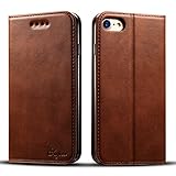 iPhone 7&8 Wallet case FLYERI Leather Case Flip Folio Book Case Wallet Cover with Kickstand Feature Card Slots & ID Holder and Magnetic Closure for iPhone 7&8 (4)