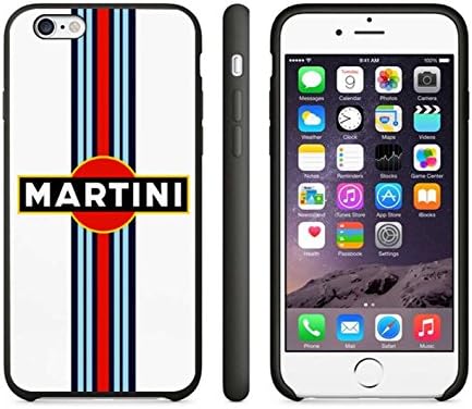 Martini Racing Design Case Cover Your iPhone 6 Case and iPhone 6S Case ( Black Hard Plastic )