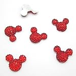 CNCshop Scrapbooking Craft 40 PCS 15mm DIY Mouse Flat Back Craft