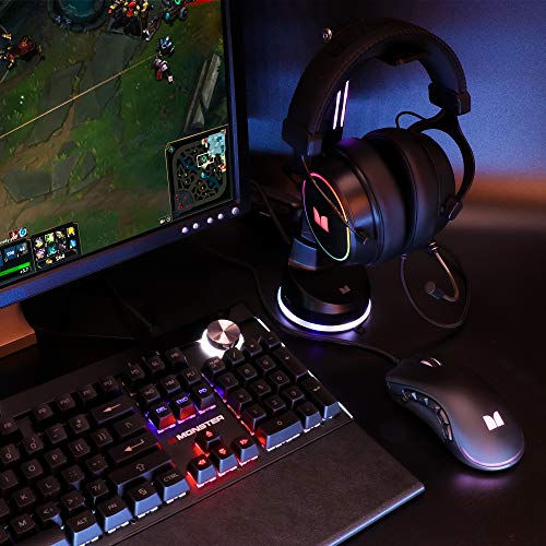 Monster Alpha 9.0 RGB Wired Gaming Mouse, Customizable Buttons