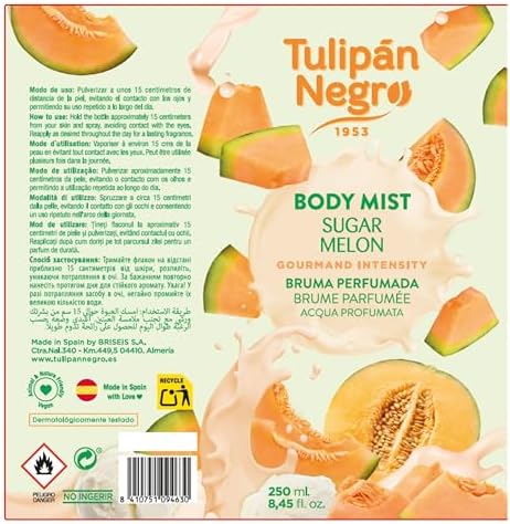 TULIPAN NERO BODY MIST SUGAR MELON 250 ML