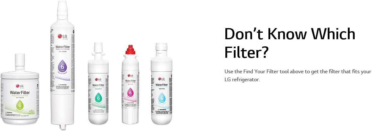 LG LT800P- 6 Month / 200 Gallon Capacity Replacement Refrigerator Water Filter (NSF42 and NSF53) ADQ73613401, ADQ73613408, or ADQ75795104: Home Improvement