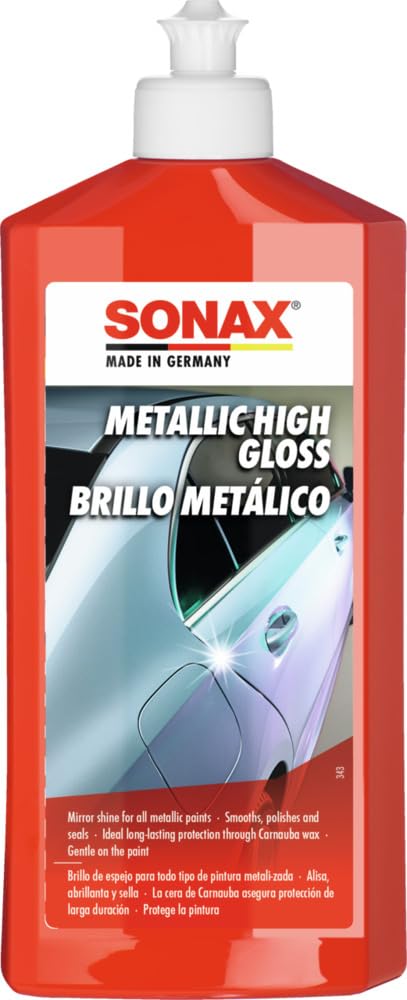 SONAX Metallic High Gloss (500 ml) Polish for all metallic paints | Art-No. 03172000-544