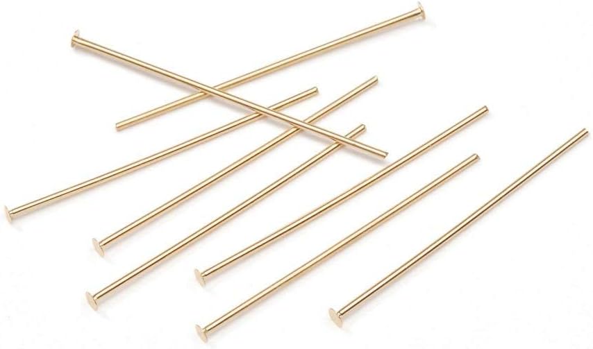 Darice Brass 1" Gold-Plated Head Pin