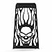 Skull Flame Black Powdercoat Radiator Cover Grill Guard fits: 2010-2016 Honda Fury VT1300 - Ferreus Industries - GRL-100-09black