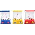 Curious Minds Busy Bags Small Water Games - Push Button to Put Rings on Pegs - Hand Held Travel Arcade Game Party Favor (3 Water Games)