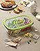 Snips, Green Tea Bag Airtight Storage Box with Removable Dividers, 11.22