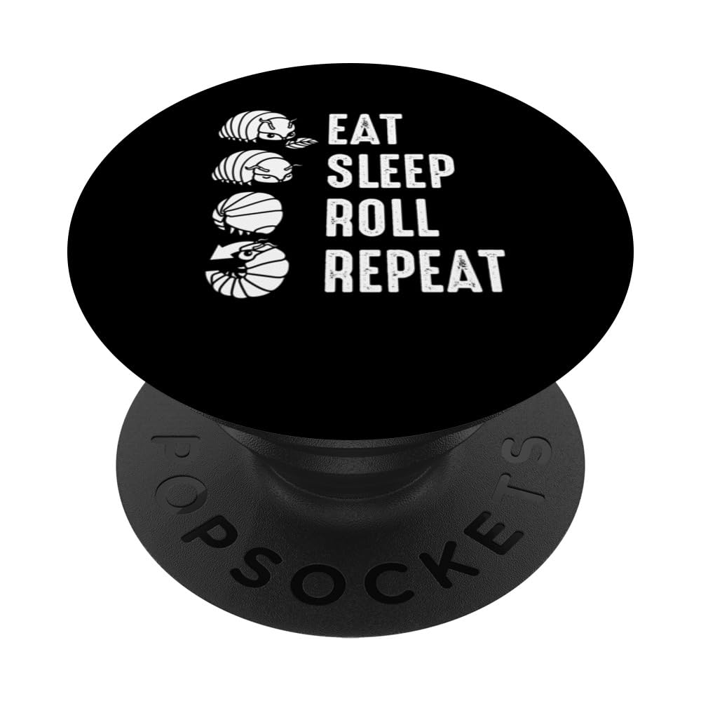 Funny Isopod Roly Poly Pill Bug Rollie Pollie Insect Art PopSockets Adhesive PopGrip