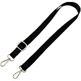 FPOUT 54in Handbag Shoulder Strap Replacement Nylon Strap for DIY Lady Purse Crossbody Bag Adjsutable Strap with Metal Hook