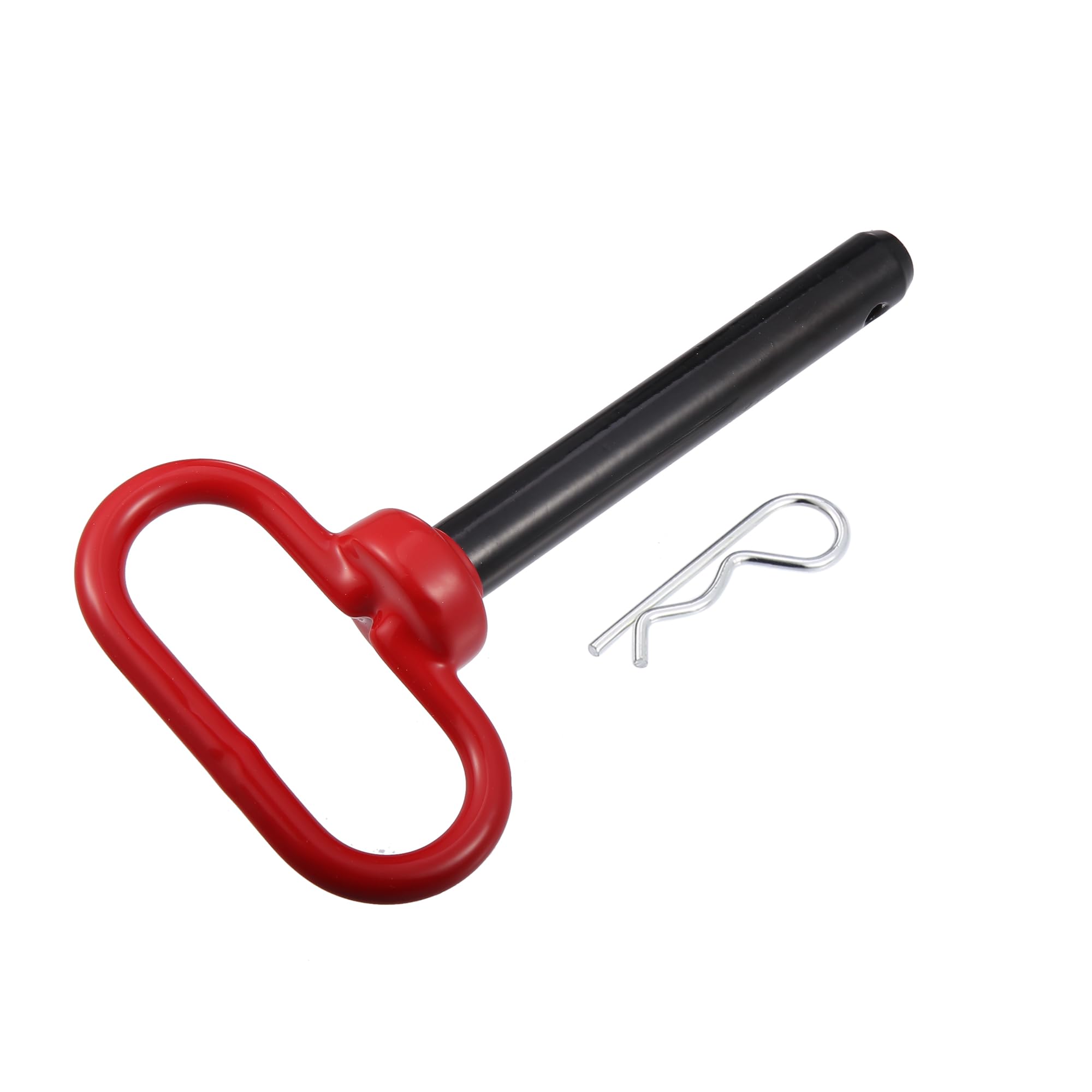 X AUTOHAUX 1pcs 5/8" x 4" Trailer Towing Hitch Clips and Pins Red