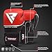 RDX Boxing Gloves for Training Muay Thai Genuine Cowhide Leather Infused Gel Gloves for Sparring, Kickboxing and Heavy Punching Bag, Fighting, Bag Mitts, Focus Mitts