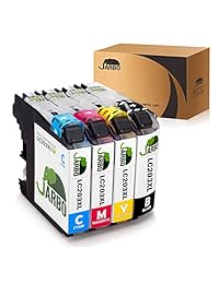 JARBO - Repuesto de cartucho de tinta de alto rendimiento Brother LC201XL LC203XL en Brother MFC-J880DW MFC-J680DW MFC-J5520DW MFC-J4420DW MFC-J4620DW MFC-J480DW MFC-J5720DW, 1 set