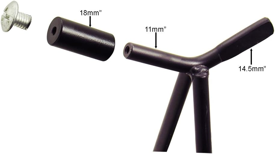 Pit Posse PP2849 Universal Dirt Bike Triangle Side Stand - Made of Steel- Fits Rear Axle - Sturdy –Reliable–Accessories for Dirt Bike and Motocross: Automotive