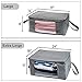 Woffit Foldable Storage Bag Organizers, Great for Clothes, Blankets, Towels, Winter & Summer Clothing, Closets, Bedrooms, Under Bed