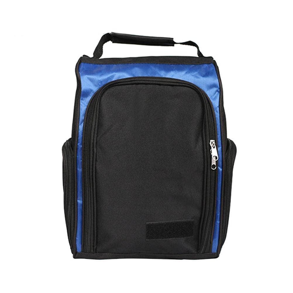 Shoe Bag, Outdoor Wear Resistant Carrier Bags with Breathable Function for Women and Men Sport (Blue+Black)