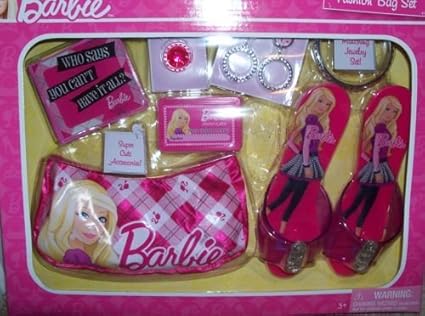 barbie luggage set