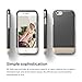elago iPhone 6 Plus Case, [Glide][Matte Metallic Dark Grey/Champagne Gold] - [Mix and Match][Premium Armor][True Fit] - for iPhone 6 Plus Only