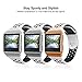 UMTELE Compatible for Fitbit Ionic Band, Two-Toned Perforated Strap Breathable Accessory Wristband with Quick Lock&Release Buckle Replacement for Fitbit Ionic Smart Watch, Large, White/Black