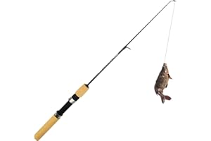 Ice Rod,Compact Winter Fishing Rod | Winter Fishing Ice Fishing Tackle Fishing Shrimp Rod, Fishing Accessories Edorco