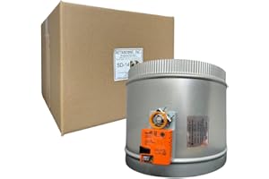 RetroZone™ Super Duty 14" Round Damper – Power Open/Close | 5-Year Warranty | Normally Same Day Shipping